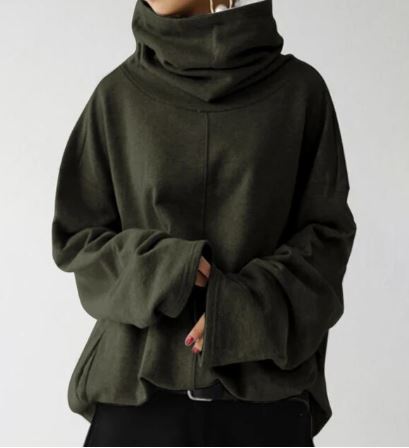 Capri | Women’s Relaxed fit Hoodie with Turtleneck