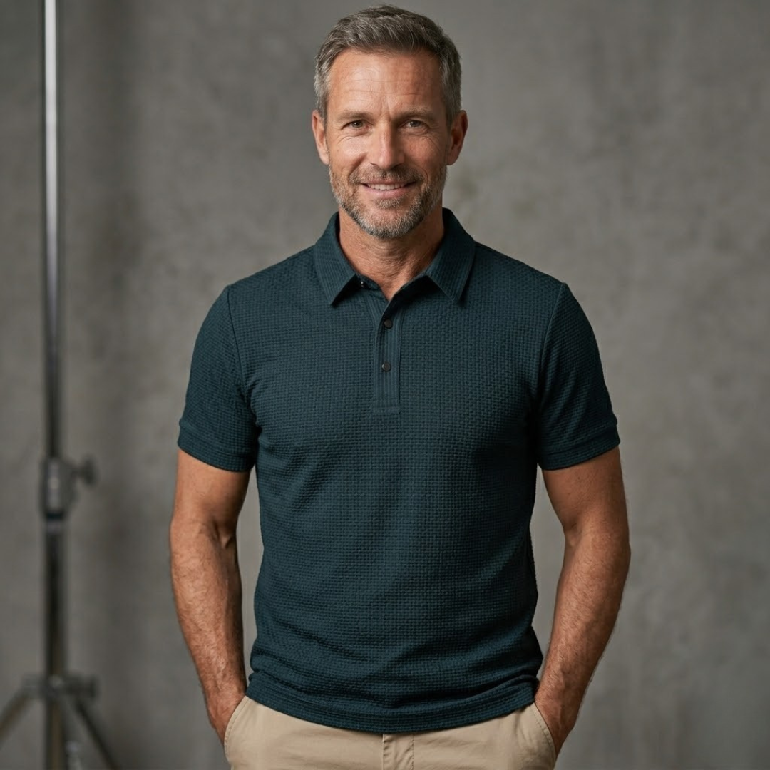 Lorcan | Men's Structured Slim Fit Poloshirt