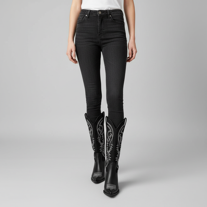 Maria | Women's Elegant Knee High Cowboy Boots
