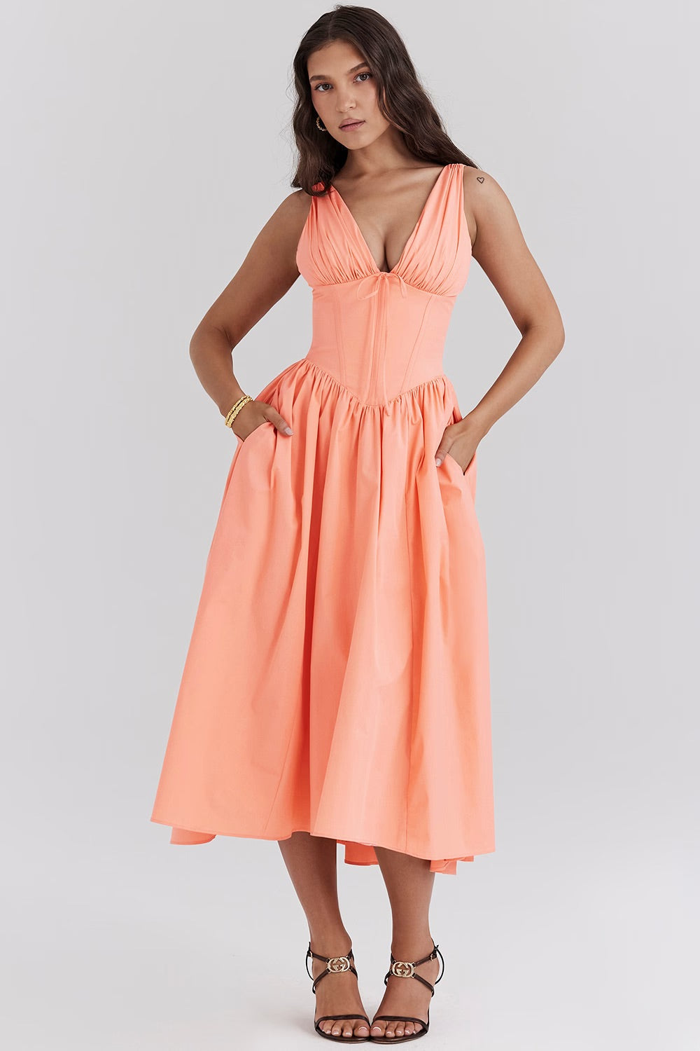 Delaney | Women’s Elegant Floral Wedding Guest Dress