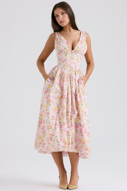 Delaney | Women’s Elegant Floral Wedding Guest Dress