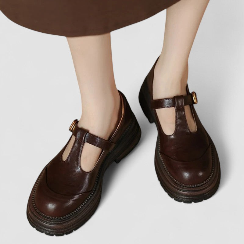 Ivy | Women Orthopedic Buckle Closure Mary Jane