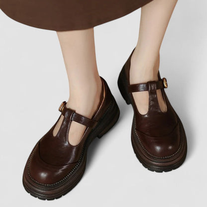 Ivy | Women Orthopedic Buckle Closure Mary Jane