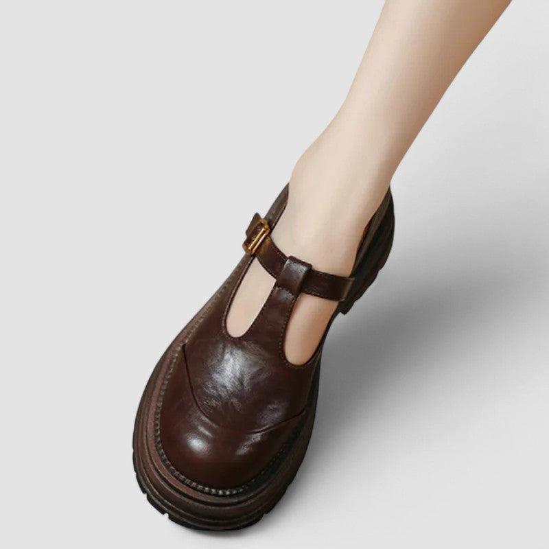 Ivy | Women Orthopedic Buckle Closure Mary Jane