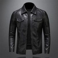 Aidan | Men's Casual Biker Zip Jacket