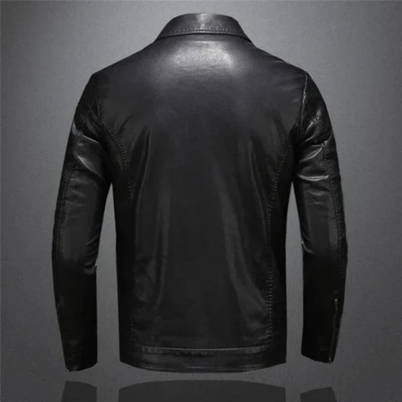 Aidan | Men's Casual Biker Zip Jacket