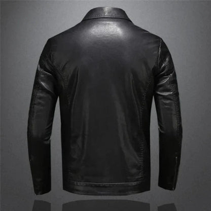 Aidan | Men's Casual Biker Zip Jacket