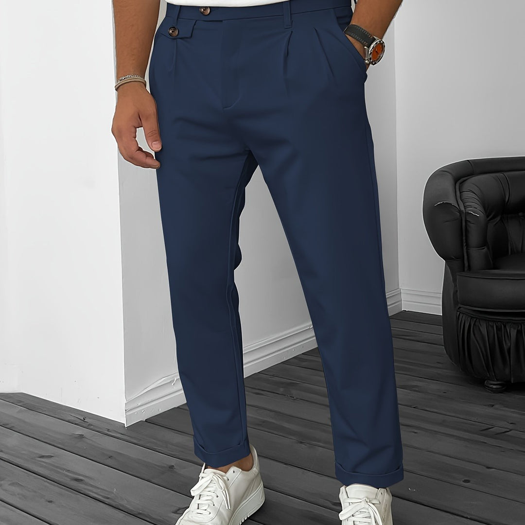 Leon | Men Stretch Suit Trousers for Formal Events