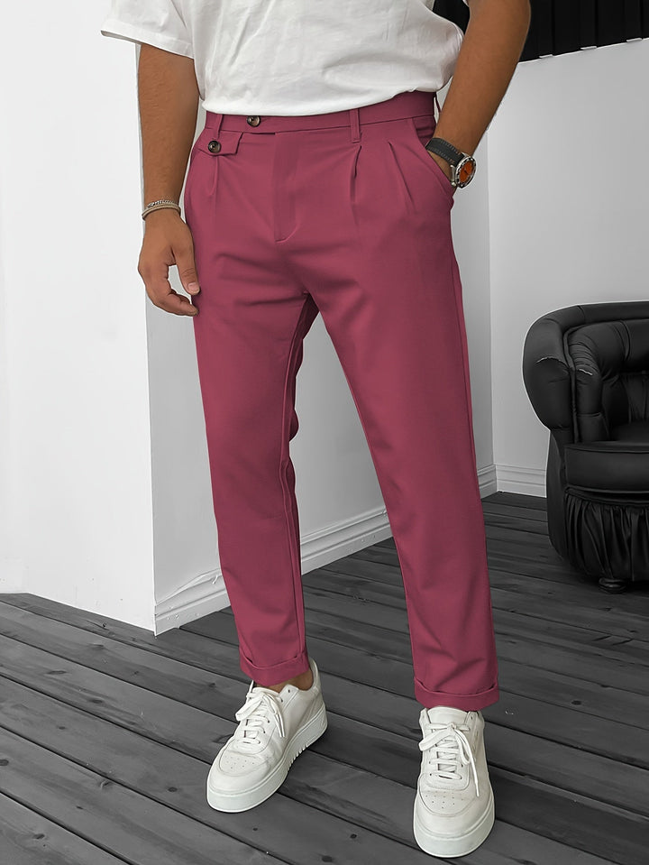 Leon | Men Stretch Suit Trousers for Formal Events