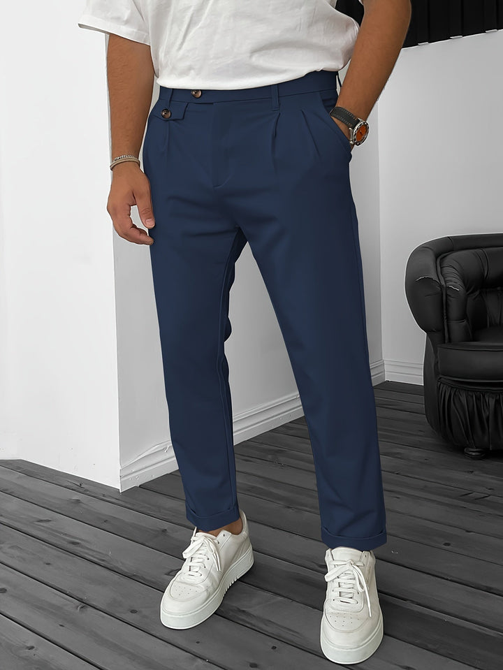 Leon | Men Stretch Suit Trousers for Formal Events