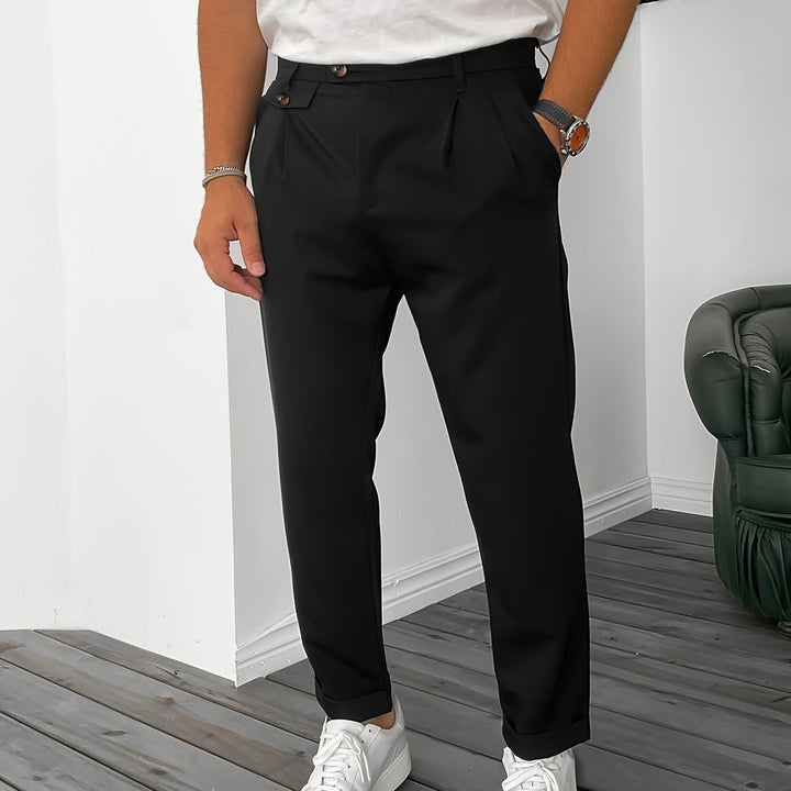 Leon | Men Stretch Suit Trousers for Formal Events
