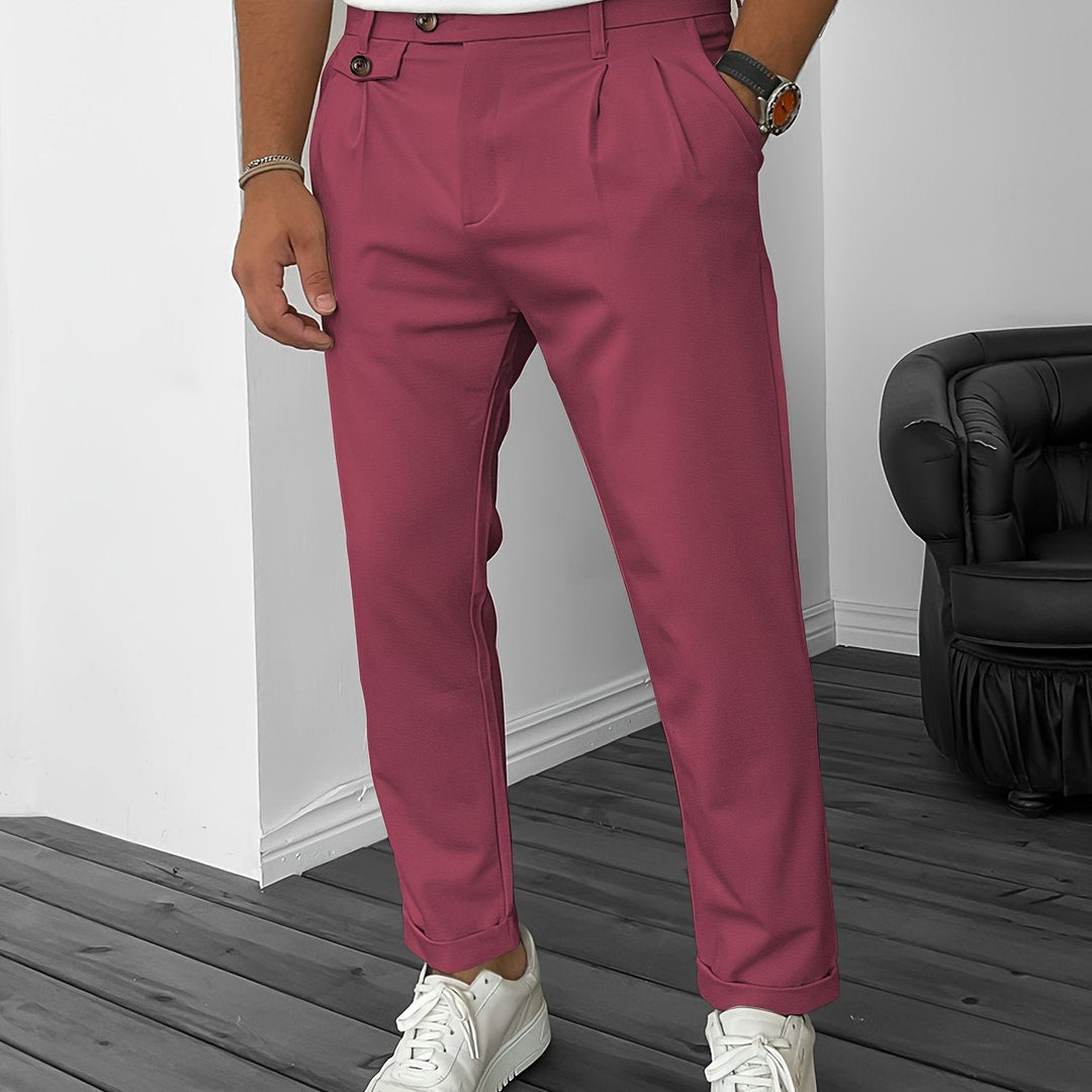 Leon | Men Stretch Suit Trousers for Formal Events