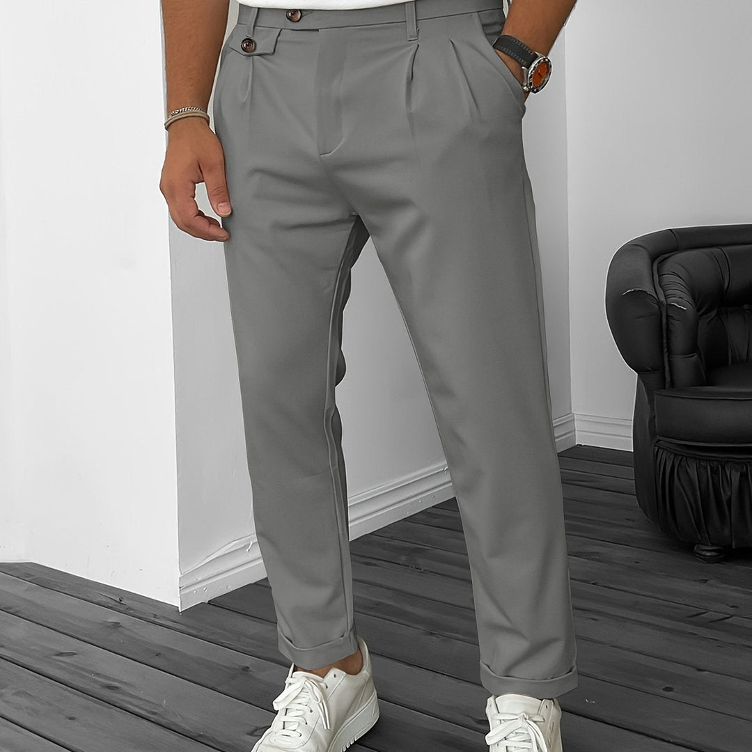 Leon | Men Stretch Suit Trousers for Formal Events