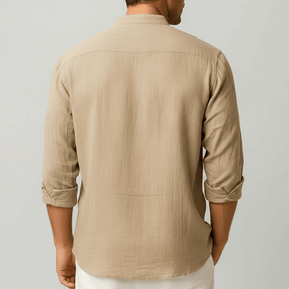 Malachy | Men's Relaxed Summer Henley Shirt