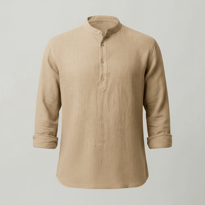 Malachy | Men's Relaxed Summer Henley Shirt