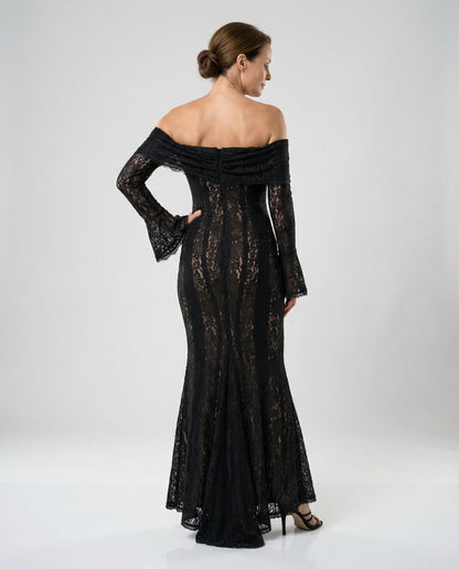Grainne | Women Evening Deep V-Neck Maxi Dress