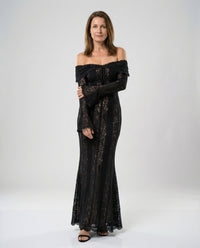 Grainne | Women Evening Deep V-Neck Maxi Dress