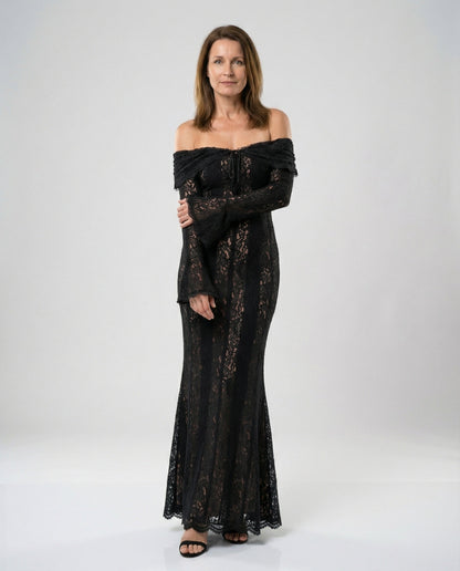 Grainne | Women Evening Deep V-Neck Maxi Dress