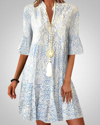Lara | Women's Summer 3/4 Sleeves Boho Dress