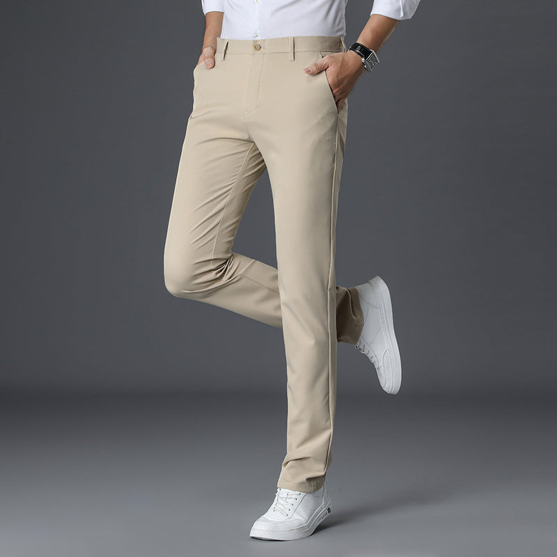 Marcus | Men Slim Fit Chino Suit Trousers with Stretch Fit