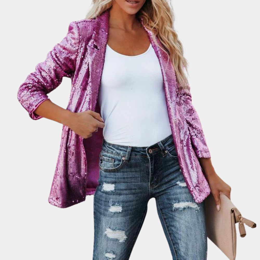 Mila | Women Evening Sequin Blazer