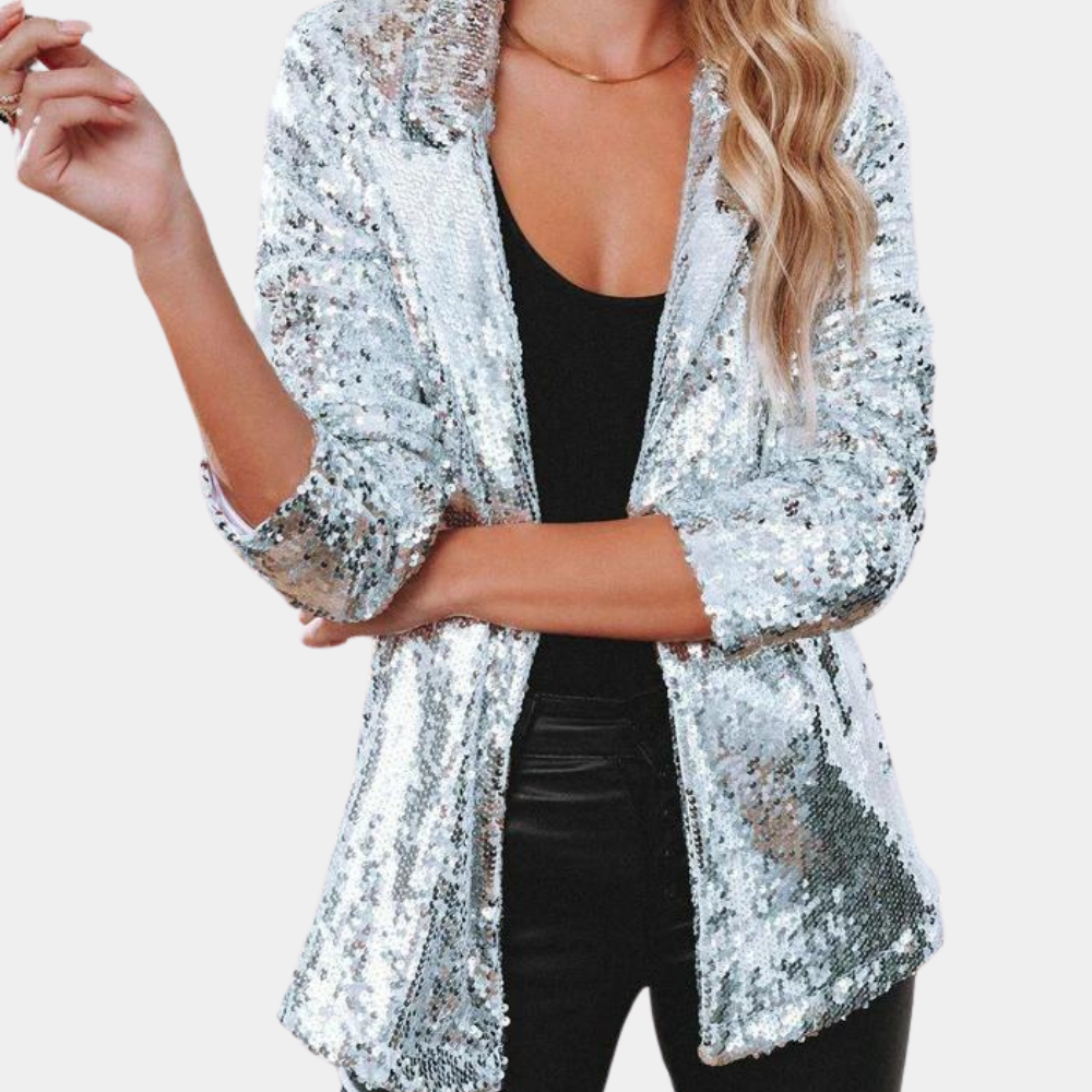 Mila | Women Evening Sequin Blazer