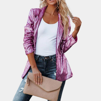 Mila | Women Evening Sequin Blazer