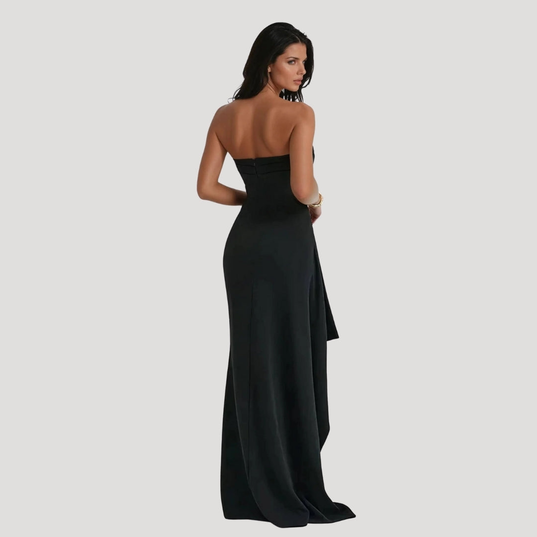 Millicent | Women Strapless Wedding Guest Maxi Dress