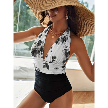 Jennifer | Women's Elegant Halter Neck Swimsuit