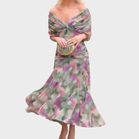 Elizabeth | Women's Evening Off-Shoulder Maxi Dress