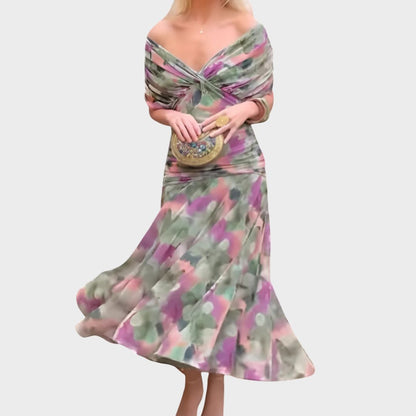 Elizabeth | Women's Evening Off-Shoulder Maxi Dress