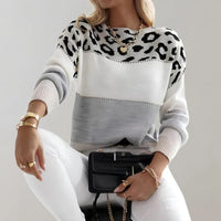 Sorcha | Women's Casual Leopard Print Sweater