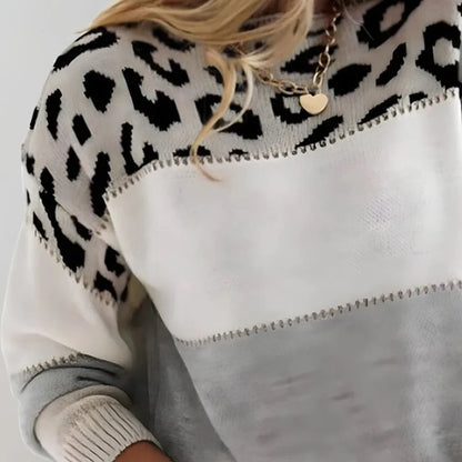 Sorcha | Women's Casual Leopard Print Sweater