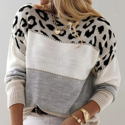 Sorcha | Women's Casual Leopard Print Sweater