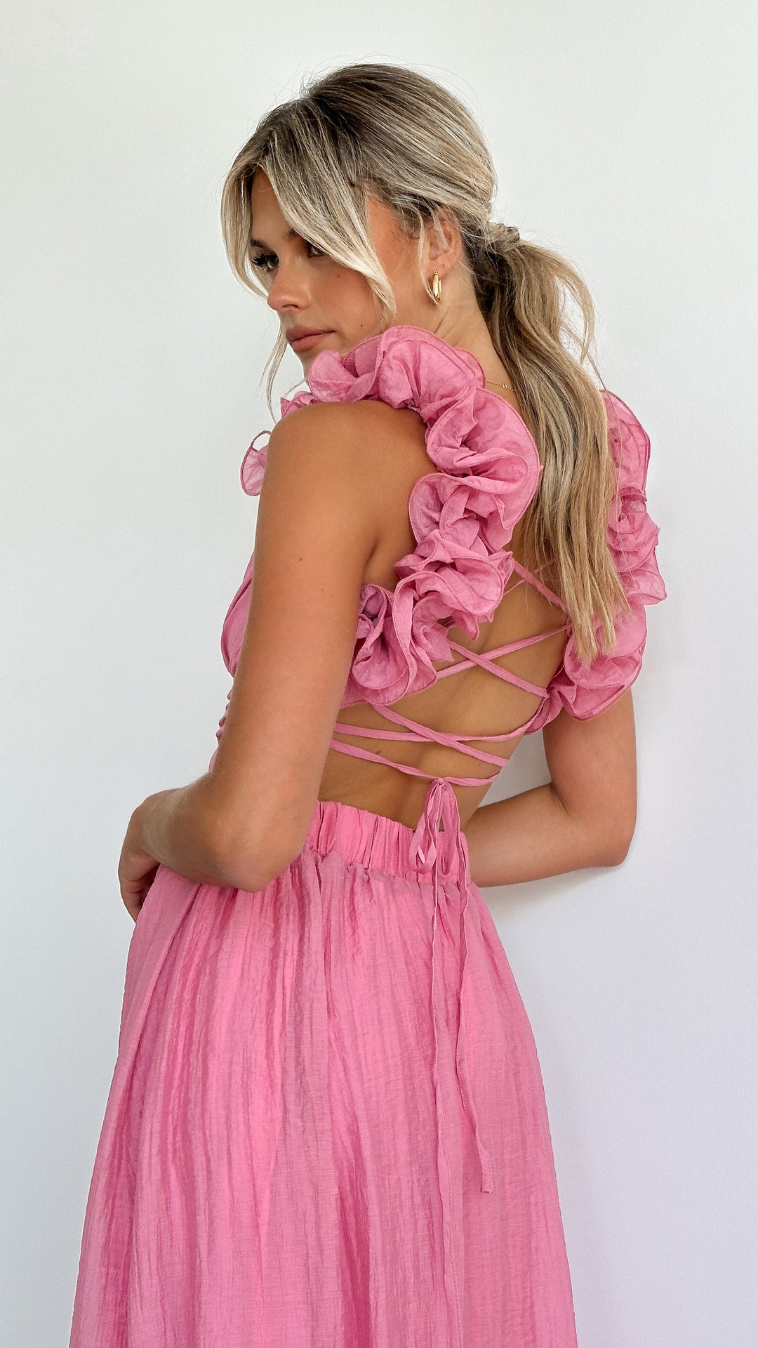 Genevieve | Women's Ruffled Wedding Guest Dress