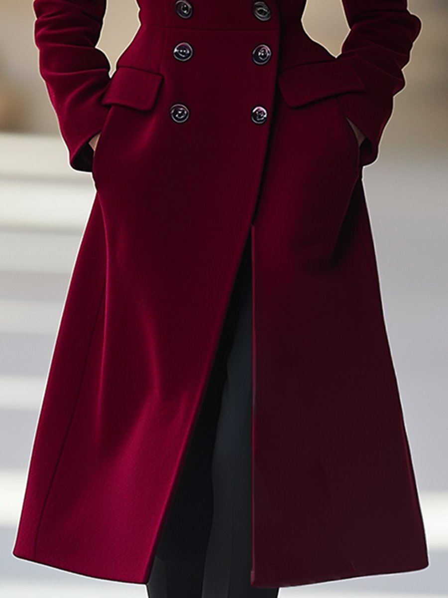 Rachel | Women's Elegant Classic Buttoned Coat