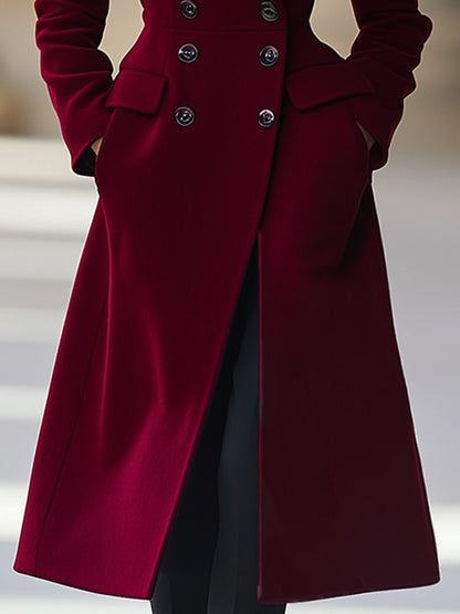 Rachel | Women's Elegant Classic Buttoned Coat