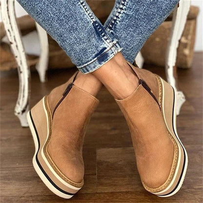 Nicole | Women's Slip On Orthopedic Ankle Boots