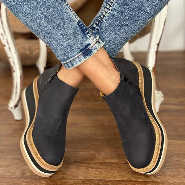 Nicole | Women's Slip On Orthopedic Ankle Boots
