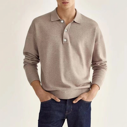 Quentin | Men Tailored Fit Ribbed Cuffs Polo Shirt