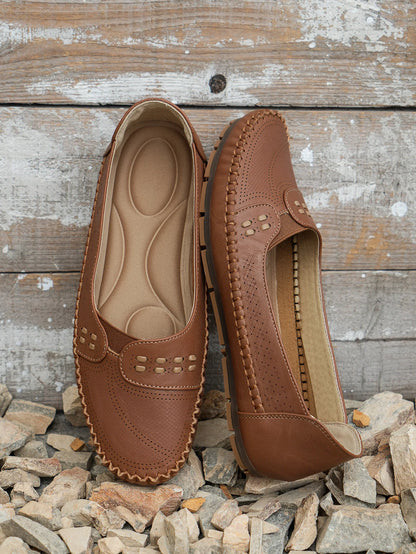 Grace | Women's Casual Flat Velcro Loafers