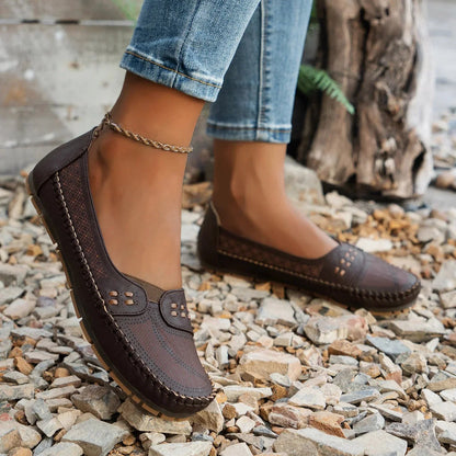 Grace | Women's Casual Flat Velcro Loafers