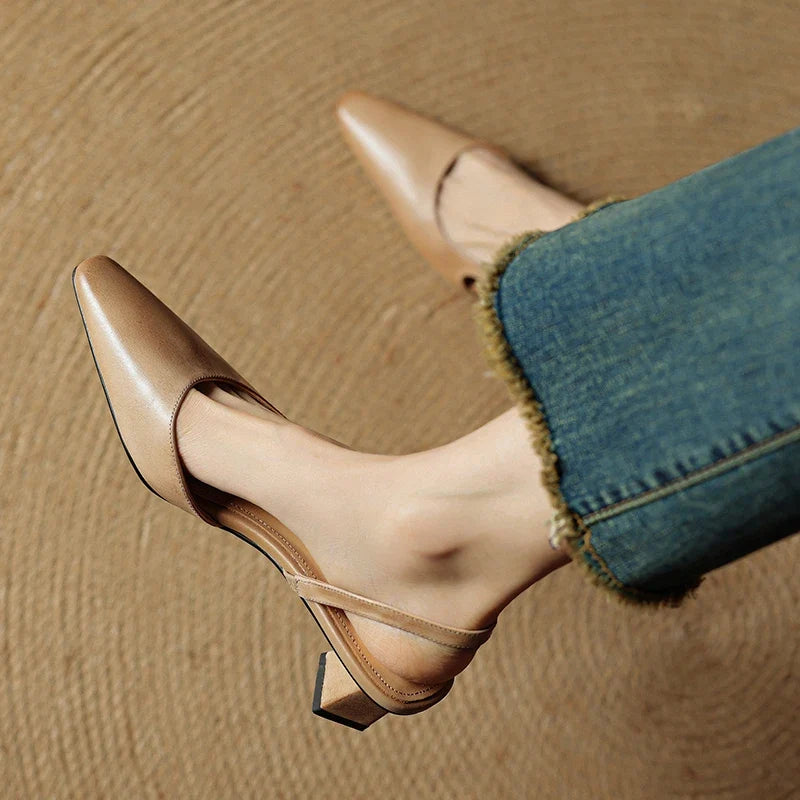 Leah | Women's Pointed Toe Slip-On Heels