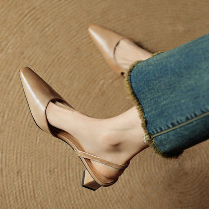 Leah | Women's Pointed Toe Slip-On Heels