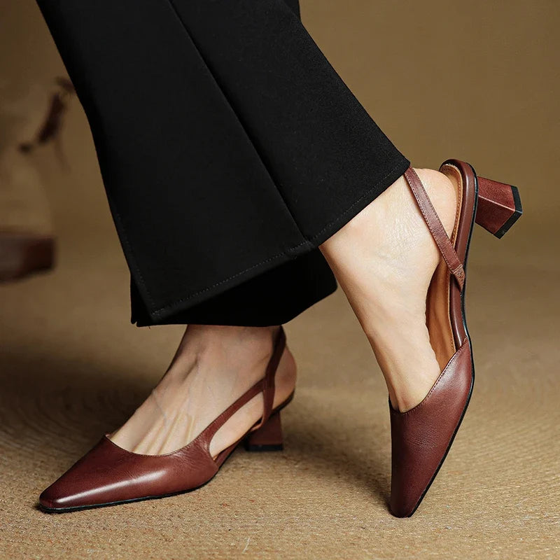 Leah | Women's Pointed Toe Slip-On Heels