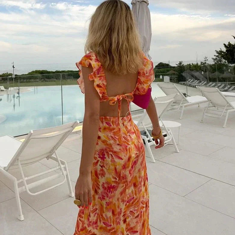 Ireland | Women’s Floral V-neck Summer Dress