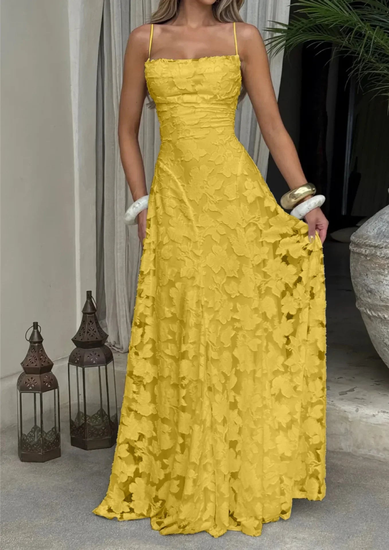 Melinda | Women's Formal Embroided Maxi Evening Dress