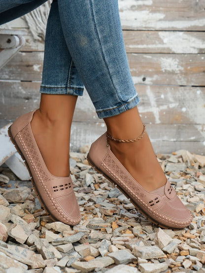 Grace | Women's Casual Flat Velcro Loafers
