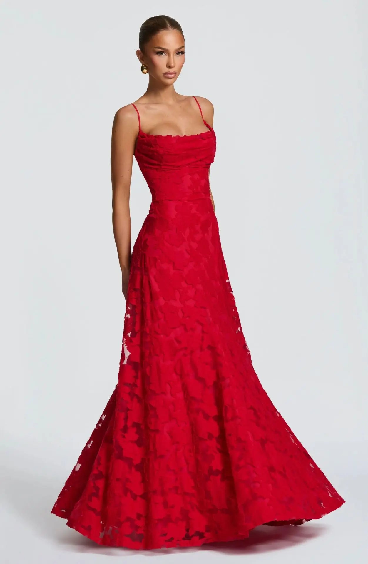 Melinda | Women's Formal Embroided Maxi Evening Dress