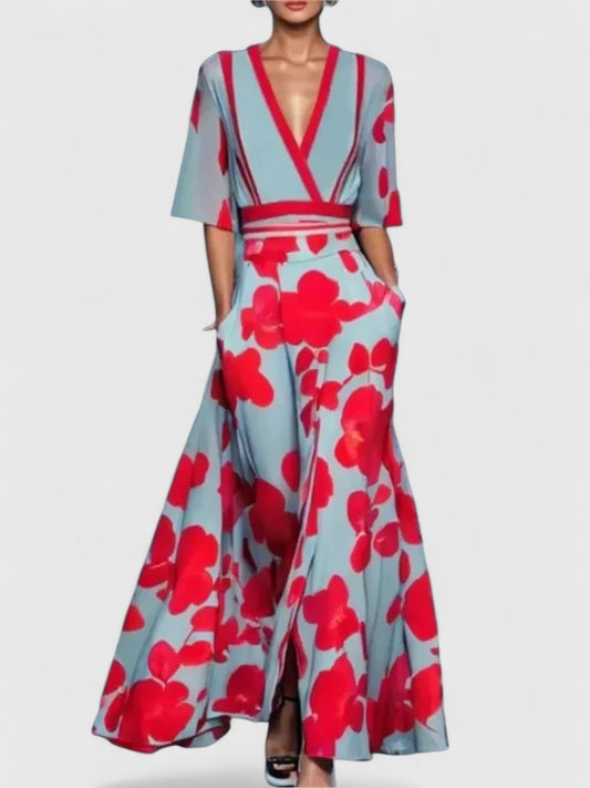 Eva | Women's Elegant Wedding Guest Maxi Dress